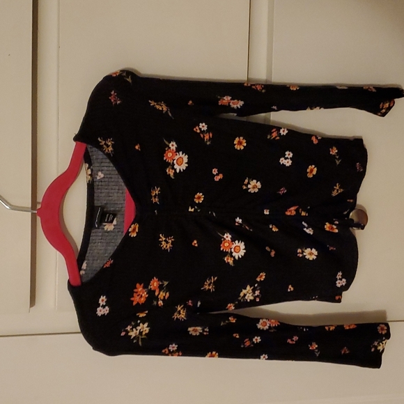 art class Other - Floral ribbed‎ shirt